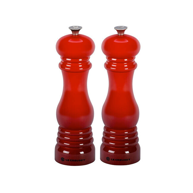 Product Le Creuset Acrylic Classic Salt and Pepper Mill Set | Cerise