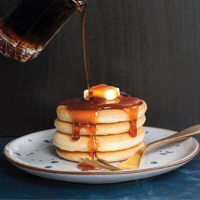 Nordic Ware ‘The Original Silver Dollar’ Pancake Pan - stack of pancakes