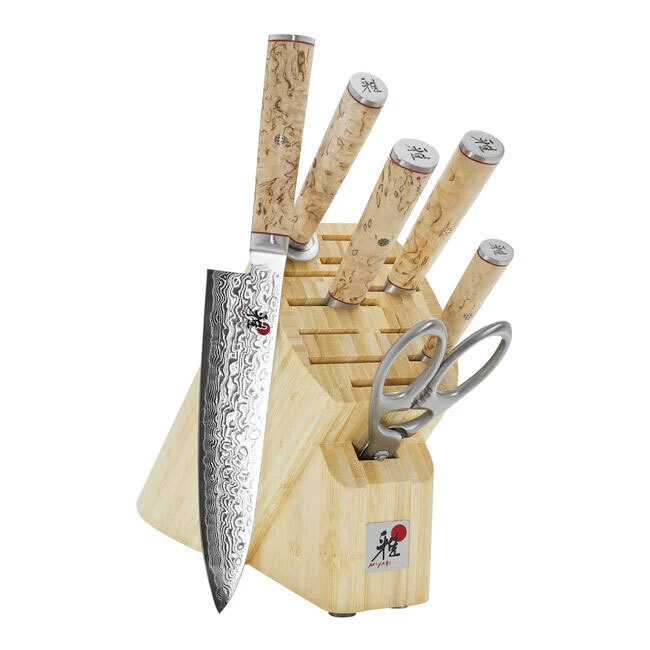 Product Miyabi Birchwood SG2 7-pc, Knife Block Set | Brown