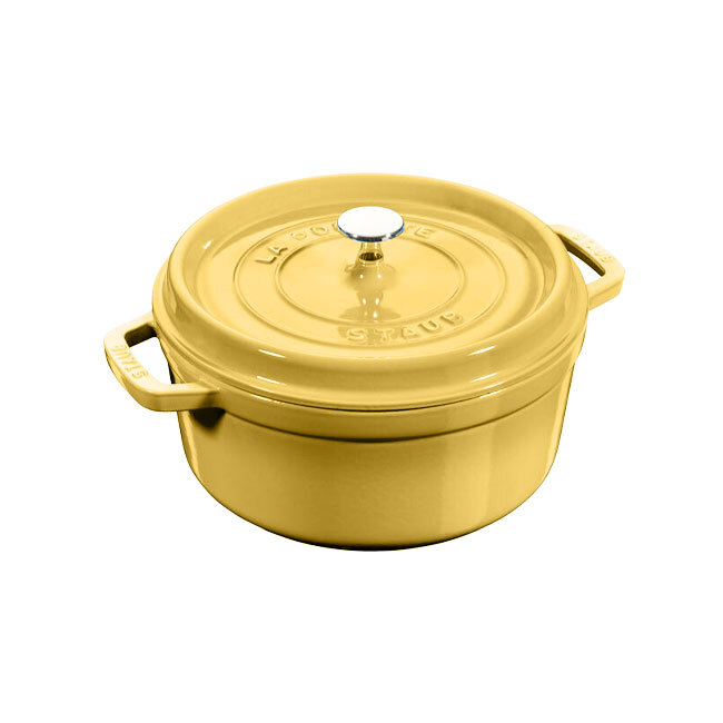 Staub Cast Iron Round 4 Qt Cocotte | Citron