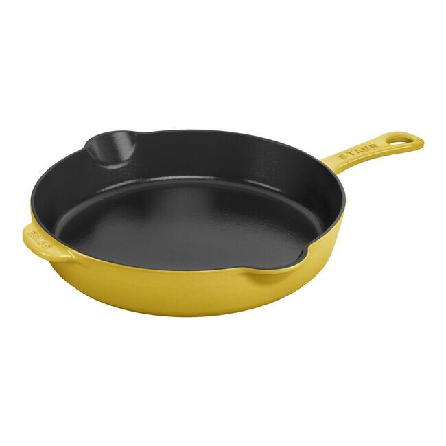 Product Staub Cast Iron 8.5-inch Traditional Deep Skillet | Citron