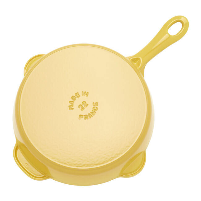 Staub Cast Iron 8.5-inch, Traditional Deep Skillet | Citron - bottom