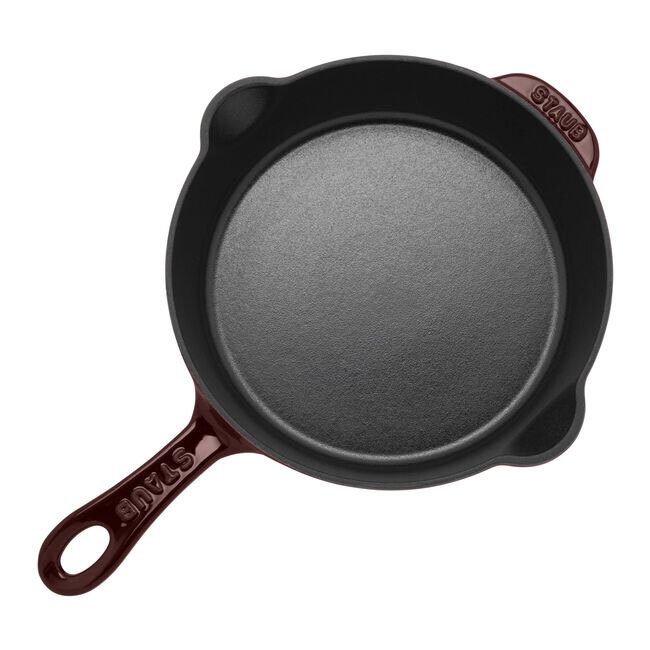 Staub 8.5-inch, Traditional Deep Skillet | Grenadine