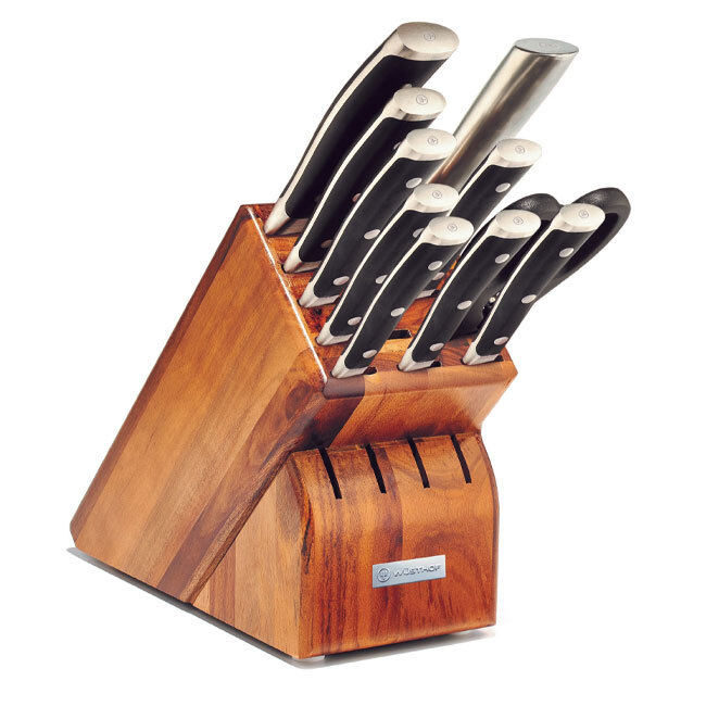 Product Wüsthof Classic IKON 11-Piece Knife Block Set, Acacia