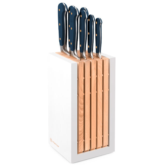 Product Wüsthof Classic 8-Piece Designer Knife Block Set | Wild Blueberry