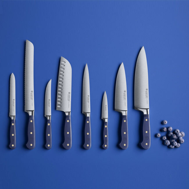 Wüsthof Classic 8-Piece Designer Knife Block Set | Wild Blueberry