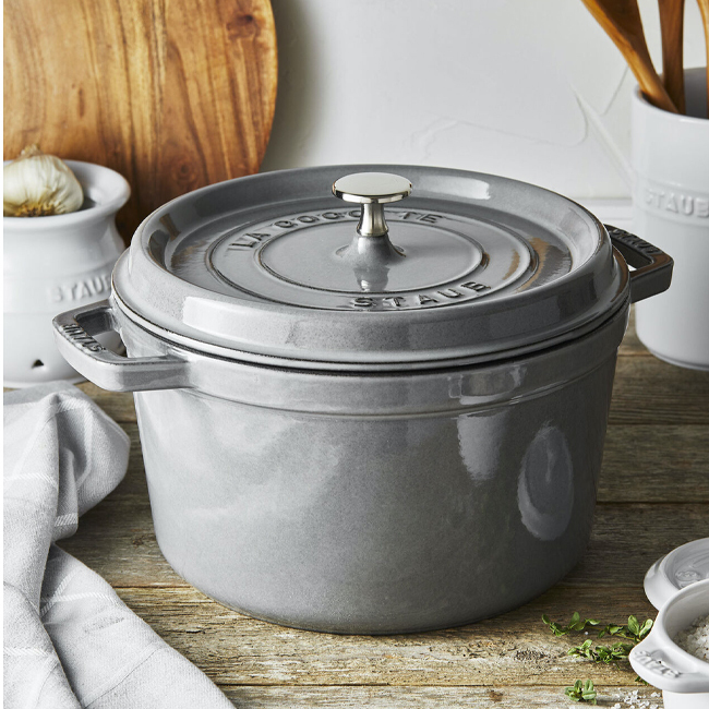 Staub Tall Round Cocotte, 5 Qt. Multiple Colors - MyToque