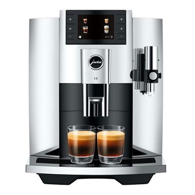 Jura E8 Automatic Coffee Center | Chrome (24) - front