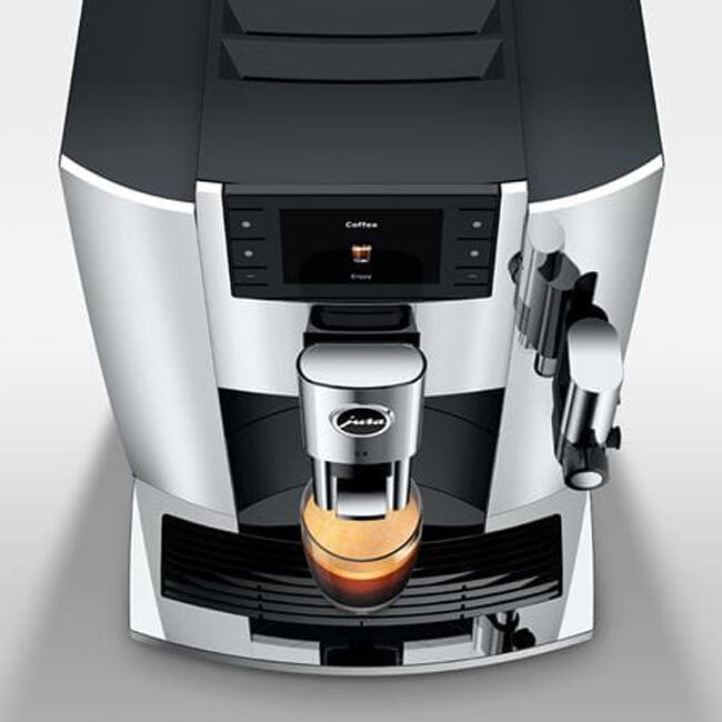 Jura E8 Automatic Coffee Center | Chrome (24) - upper front