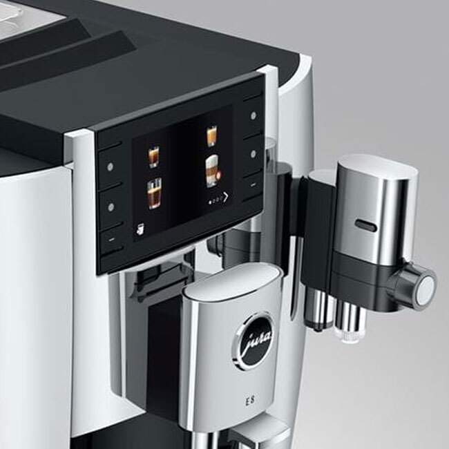 Jura E8 Automatic Coffee Center | Chrome (24) - detail