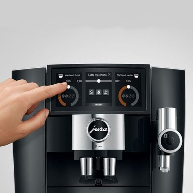 Jura J8 Twin Automatic Coffee Center | Diamond Black