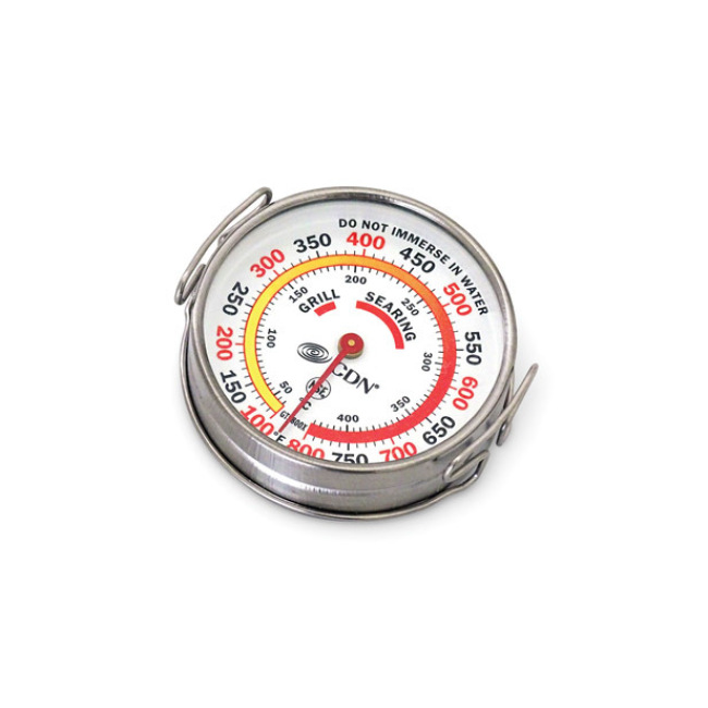 CDN ProAccurate High Heat Oven Thermometer, Stainless Steel