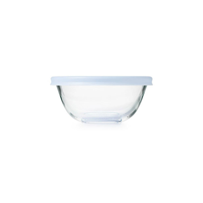 OXO Good Grips 3-Piece Clear Glass Mixing Bowl Set - Winestuff