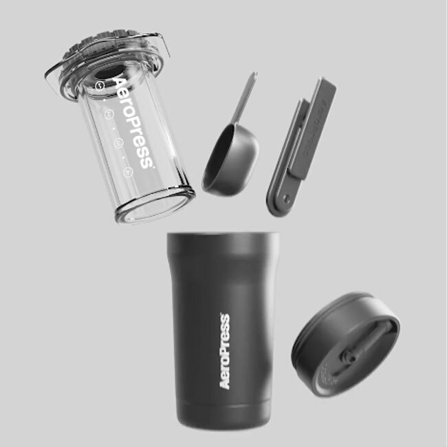 AeroPress Go Plus Travel System | Black