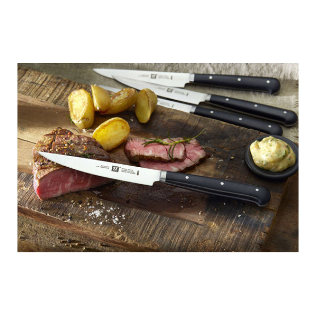 ZWILLING Steak Sets 4-pc, Porterhouse steak knife set in beechwood box