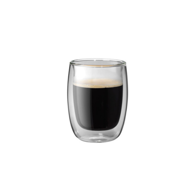 Zwilling Sorrento Plus 8-Pc Double-Wall Glass Coffee Mug Set