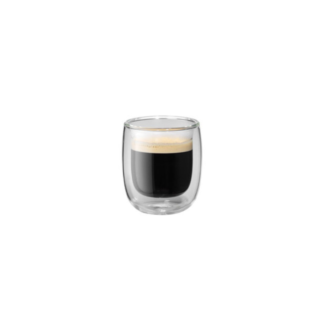 ZWILLING Sorrento 8-pc Double-Wall Glass Latte Cup Set, 11.8 fluid ounces