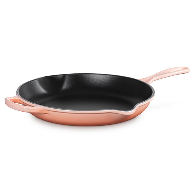 Le Creuset Signature 11.75 Inch Cast Iron Round Skillet | Pêche