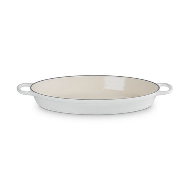 Le Creuset Signature Cast Iron Oval Baker | 3 Qt. - White