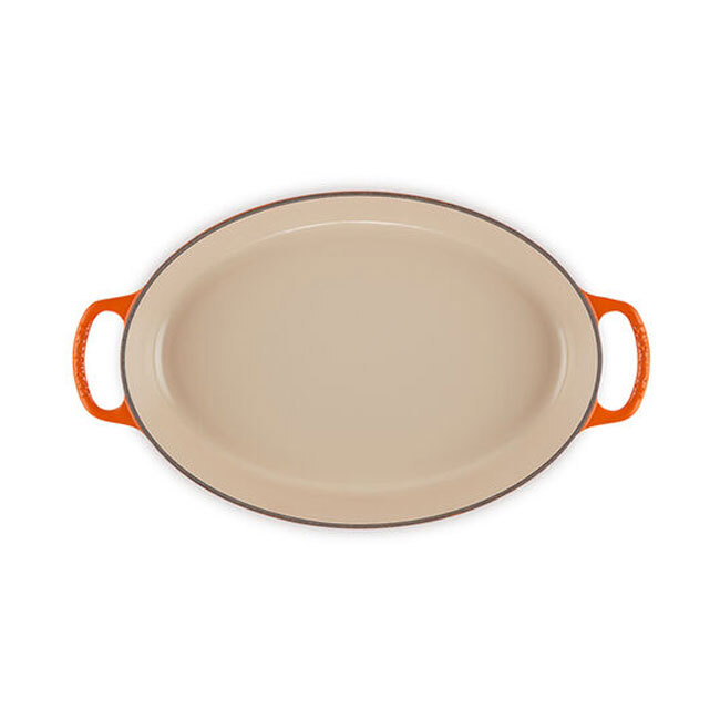 Le Creuset Signature Cast Iron Oval Baker | 3 Qt. - Flame