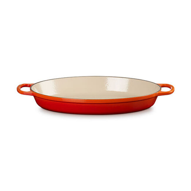 Le Creuset Signature Cast Iron Oval Baker | 3 Qt. - Flame