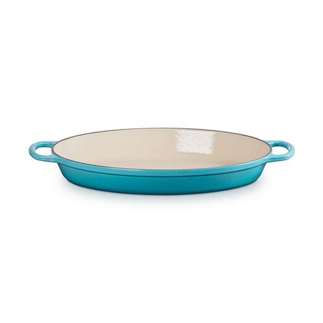 Le Creuset Signature Cast Iron Oval Baker | 3 Qt. - Caribbean