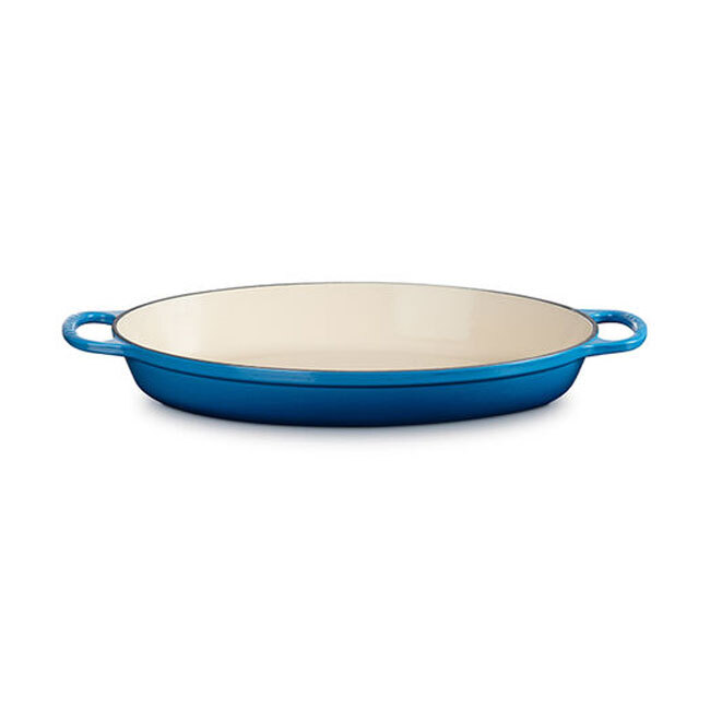 Le Creuset Signature Cast Iron Oval Baker | 3 Qt. - Marseille Blue