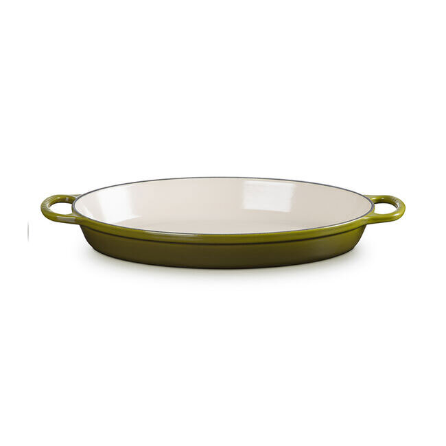 Le Creuset Signature Cast Iron Oval Baker | 3 Qt. | Olive