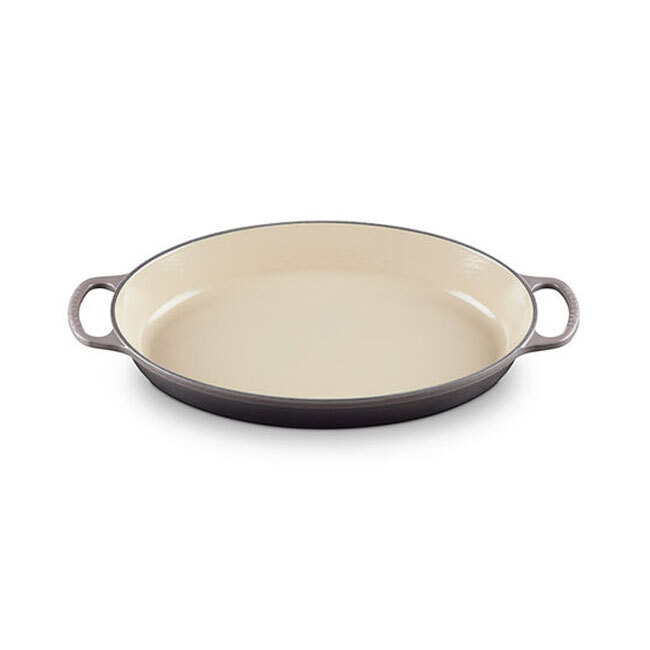 Le Creuset Signature Cast Iron Oval Baker | 3 Qt. - Oyster Grey