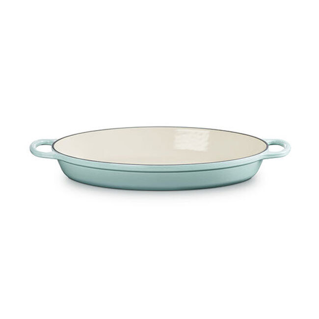 Le Creuset Signature Cast Iron Oval Baker | 3 Qt. - Sea Salt