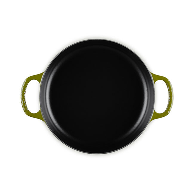 Le Creuset Signature Everyday Pan - 3 Qt. | Olive - top