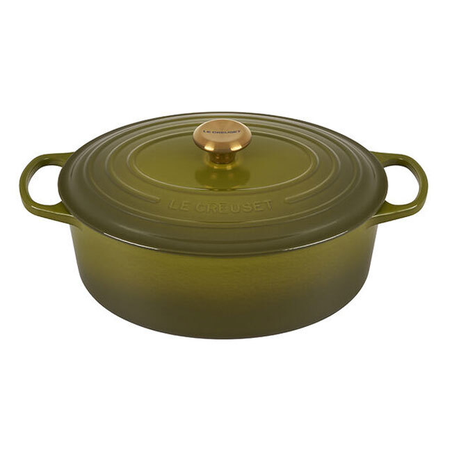 Product Le Creuset Signature 6.75 Qt Oval Dutch Oven | Olive