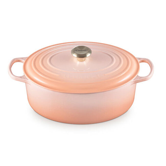 Le Creuset Signature 8 Qt. Oval Dutch Oven - Pêche