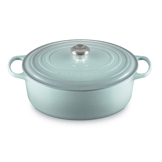 Le Creuset Signature 8 Qt. Oval Dutch Oven - Sea Salt	