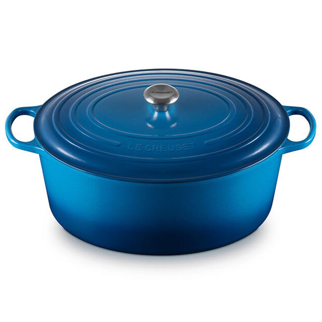 Le Creuset Signature 15.5 Qt Oval Dutch Oven | Goose Pot - Marseille