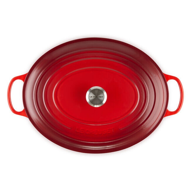 Le Creuset Signature 15.5 Qt Oval Dutch Oven | Goose Pot - Cerise Red