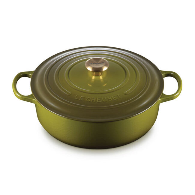 Product Le Creuset Signature 6.75 Qt. Round Wide Oven | Olive