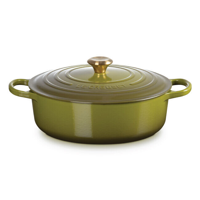 Le Creuset Signature 6.75 Qt. Round Wide Oven | Olive