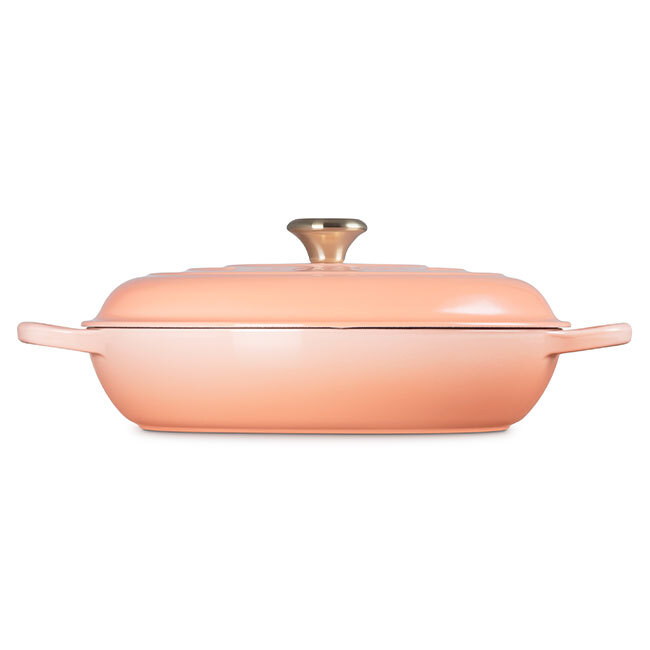 Le Creuset Signature 5 Qt. Braiser | Pêche - side