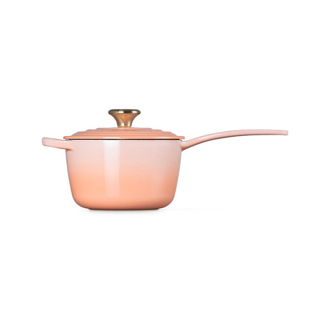 Le Creuset Signature 1.75 Qt Saucepan | Pêche - side