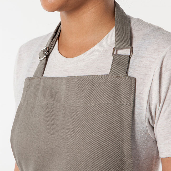 Now Designs London Gray Chef's Apron - Detail