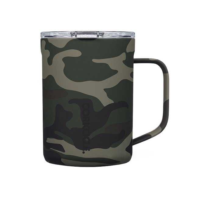 Fitzula's Gift Shop: Evergreen Woodland Camouflage 17 oz Ceramic Travel Cup