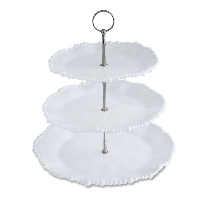 Beatriz Ball VIDA Alegria Triple Tiered Server | White