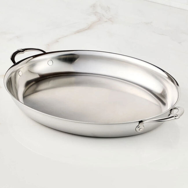 Product Hestan Provisions OvenBond® Large Clad Oval Roaster/Au Gratin