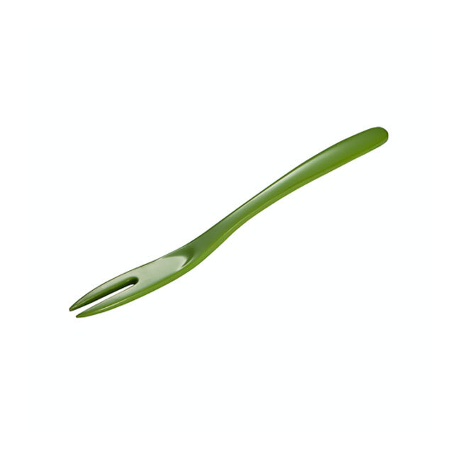 Gourmac Melamine Mini Fork | 7.75” - green