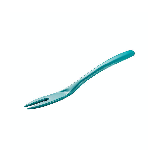 Gourmac Melamine Mini Fork | 7.75” - turquoise