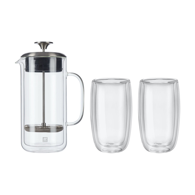 ZWILLING Sorrento Plus 2.7-oz Espresso Glass Mug Set of 2 