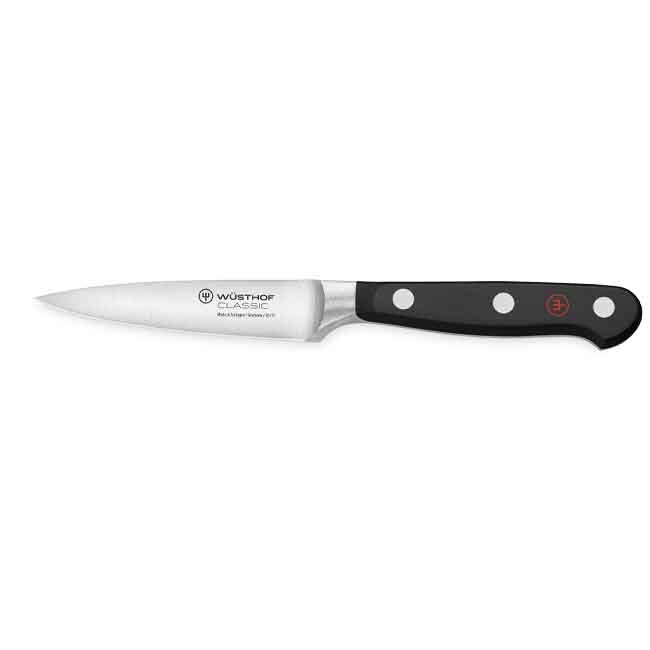 Starfrit Set of 4 Knives with Sharpeners - 4/Set - 1 x Chef's Knife, 1 x  Santoku Knife, 1 x Utility Knife, 1 x Paring Knife - 8 Width Chef's Knife