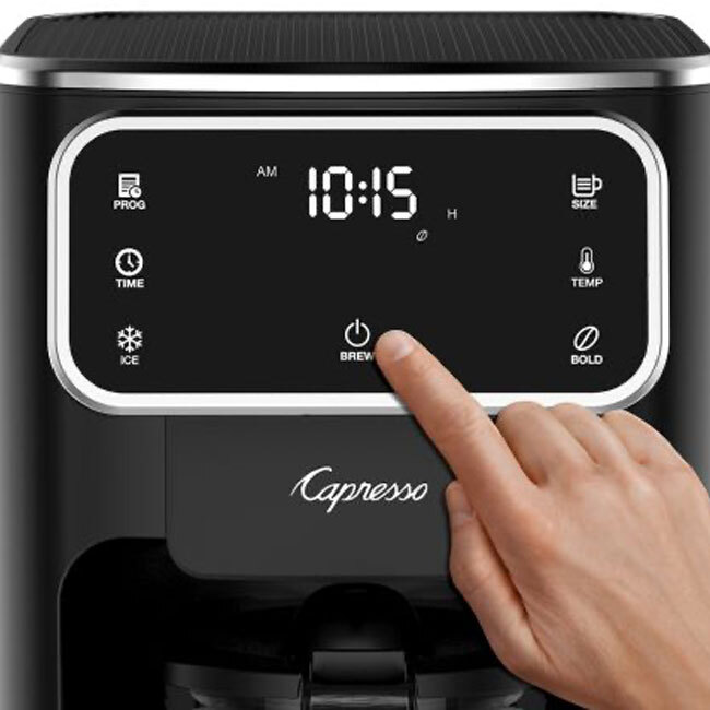 Capresso 12-Cup Touchscreen Coffee Maker with Glass Carafe