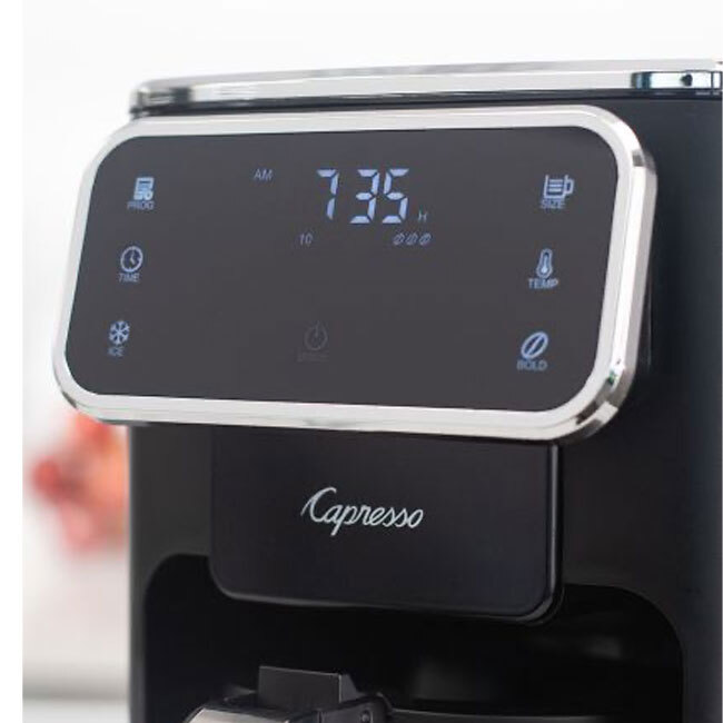 Capresso 12-Cup Touchscreen Coffee Maker with Glass Carafe